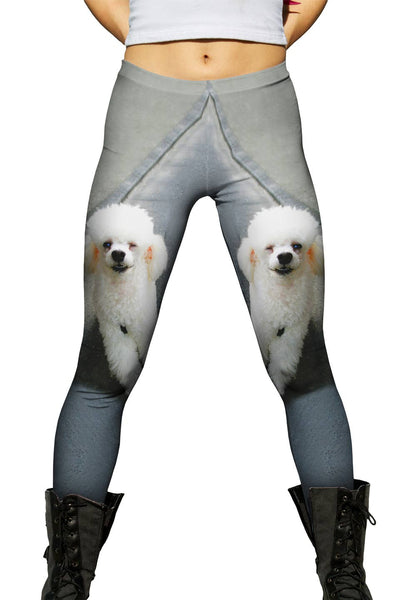 Winking Poodle&nbsp;Womens Leggings
