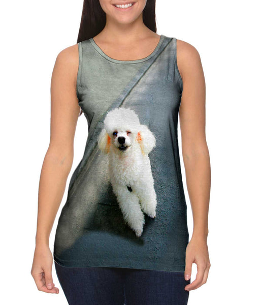 Winking Poodle&nbsp;Womens Tank Top