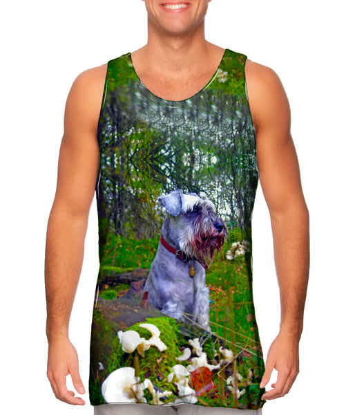 Garden Schnauzer Mens Tank Top
