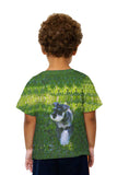Kids Strolling Schnauzer