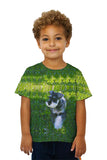Kids Strolling Schnauzer