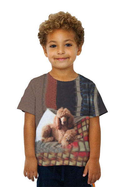 Kids Sophisticated Poodle&nbsp;Kids T-Shirt