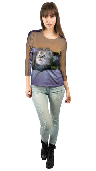Posing Cat&nbsp;Womens 3/4 Sleeve