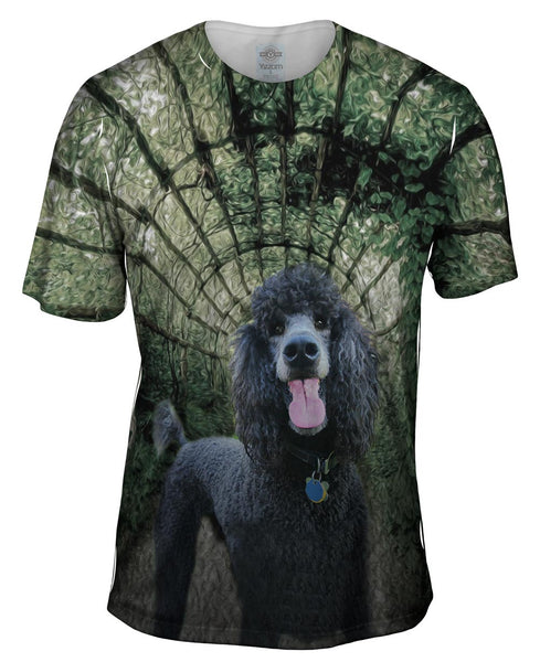 Garden Ivy Poodle Mens T-Shirt