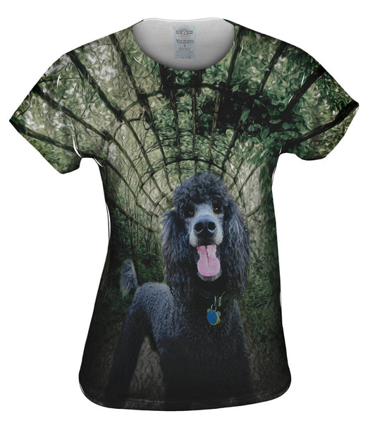 Garden Ivy Poodle Womens Top
