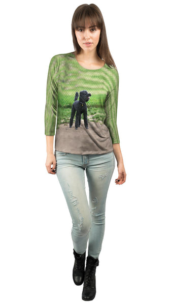Hurrican Wind Poodle&nbsp;Womens 3/4 Sleeve