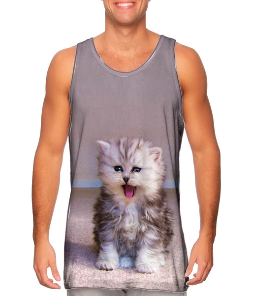 Tongue Kitten&nbsp;Mens Tank Top