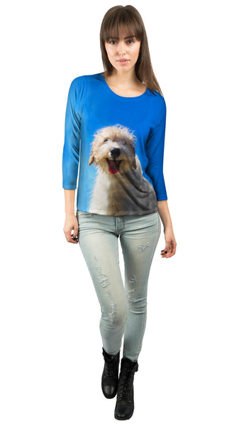 Blue Sky Poodle&nbsp;Womens 3/4 Sleeve
