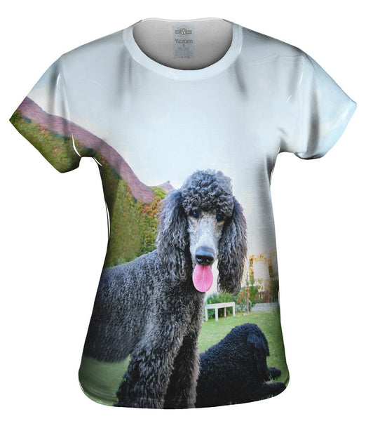 Poodle And Friend Womens Top