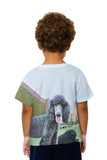 Kids Poodle And Friend