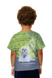 Kids Poodle On Highway