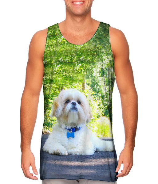 Poodle On Highway&nbsp;Mens Tank Top