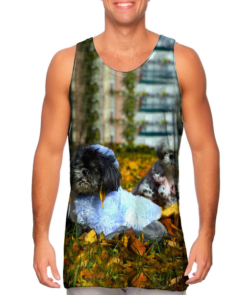 Poodles In Fall&nbsp;Mens Tank Top