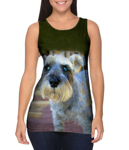 Curious Schnauzer&nbsp;Womens Tank Top