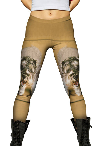 Mini Schnauzer Barking&nbsp;Womens Leggings