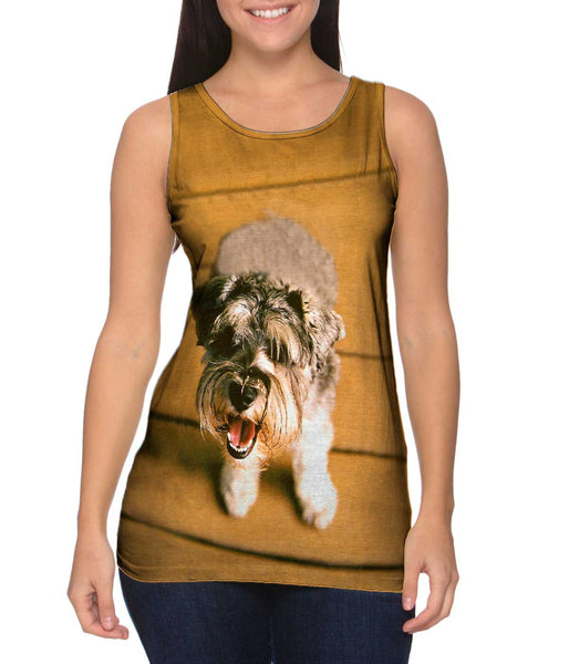Mini Schnauzer Barking&nbsp;Womens Tank Top