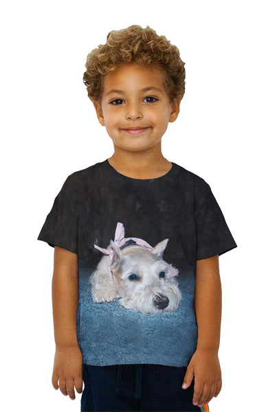 Kids Blue Rug Schnauzer&nbsp;Kids T-Shirt