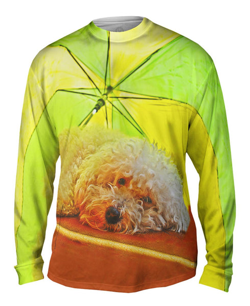 Beach Bum Poodle&nbsp;Mens Long Sleeve