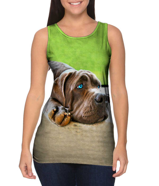 Lucy Sad Mastiff&nbsp;Womens Tank Top