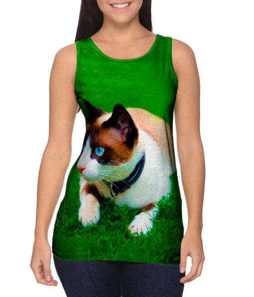 Ready To Pounce House Cat&nbsp;Womens Tank Top