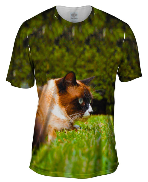 Cat On The Prowl Mens T-Shirt