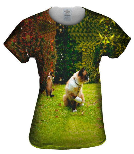 Friendly Cat Womens Top