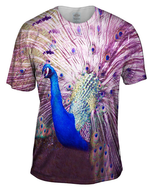 Peacock In Bloom Mens T-Shirt