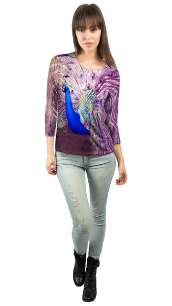 Peacock In Bloom&nbsp;Womens 3/4 Sleeve