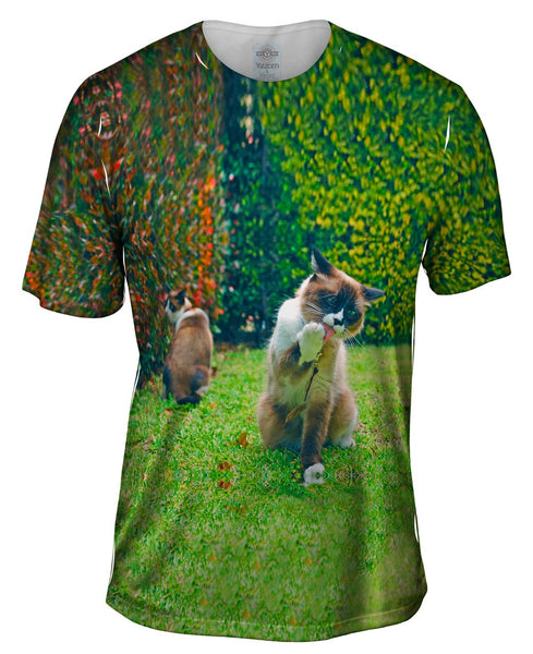 Clean Paw Cat&nbsp;Mens T-Shirt