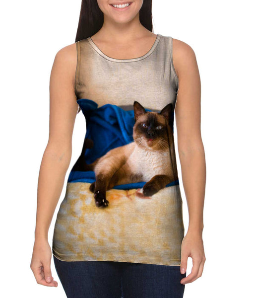 Comfy Cat&nbsp;Womens Tank Top