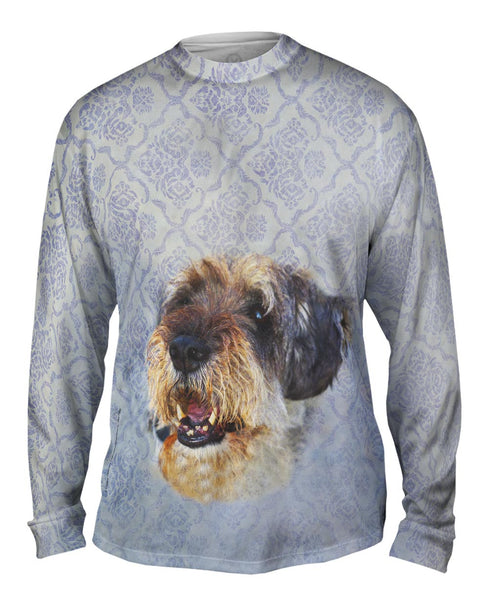 Smiling Decorator Puppy&nbsp;Mens Long Sleeve
