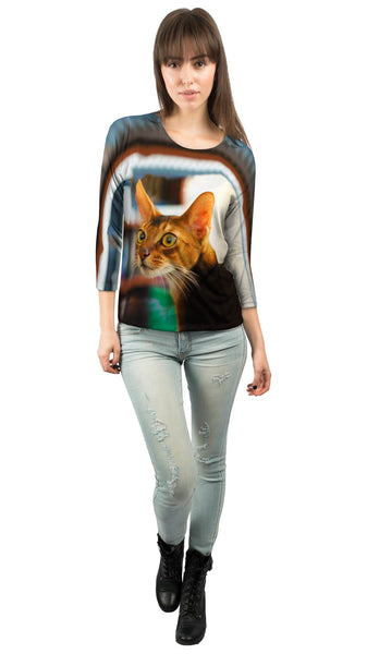 What Happened Cat&nbsp;Womens 3/4 Sleeve