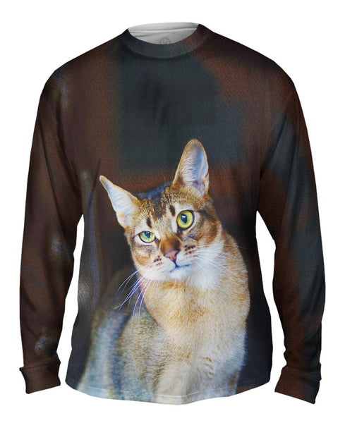 Confused Cat&nbsp;Mens Long Sleeve