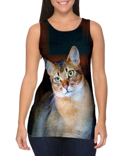 Confused Cat&nbsp;Womens Tank Top