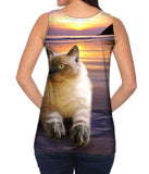 Beach Beauty Kitty Cat