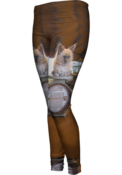 Heavy Weight Boxer Kitty Cat&nbsp;Womens Leggings