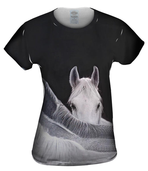 Mysterious Horse Womens Top