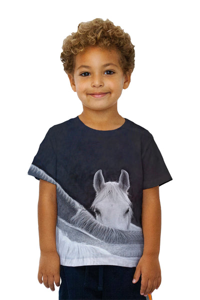 Kids Mysterious Horse Kids T-Shirt