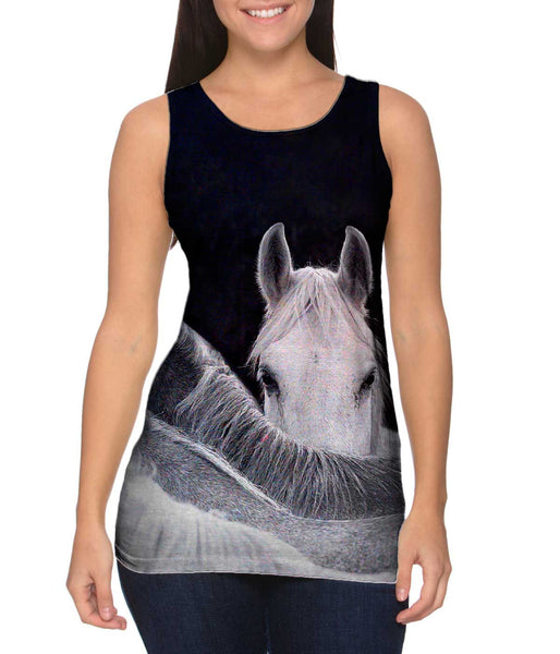 Mysterious Horse Womens Tank Top
