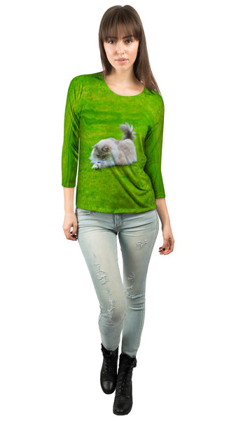 Cute Furball Kitty Cat&nbsp;Womens 3/4 Sleeve