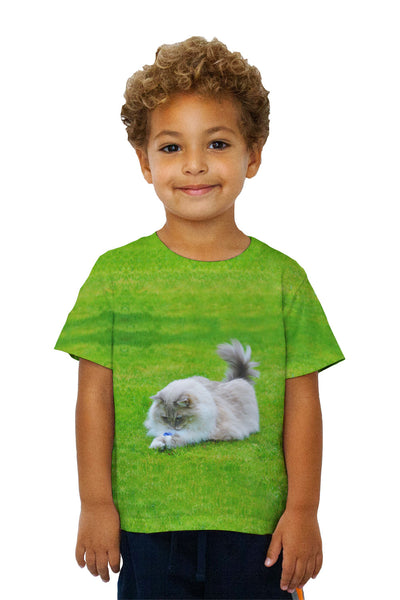 Kids Cute Furball Kitty Cat&nbsp;Kids T-Shirt