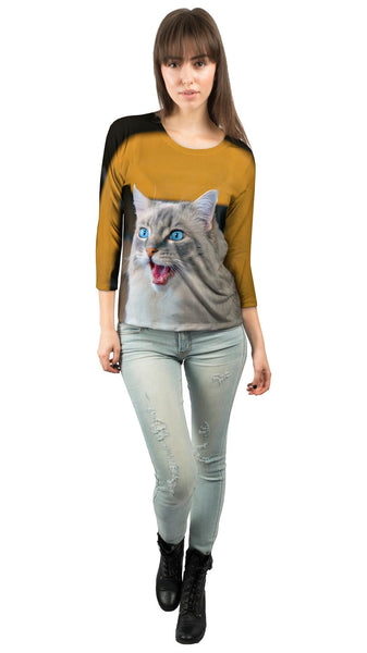 Bad Day Kitty Cat&nbsp;Womens 3/4 Sleeve