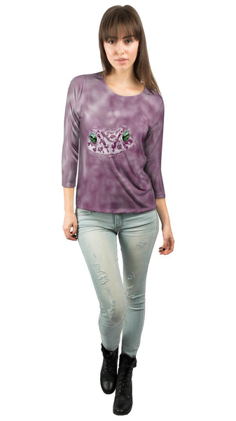 Dreamy Purple Frog&nbsp;Womens 3/4 Sleeve