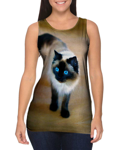 Spooked Kitty Cat&nbsp;Womens Tank Top