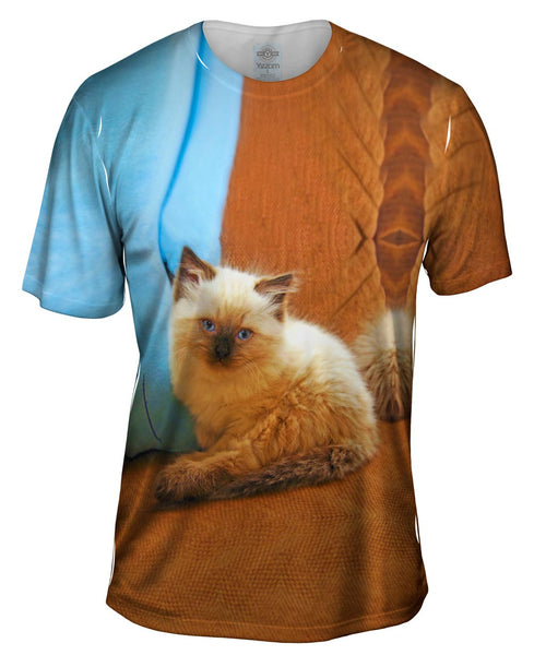 Siamese Kittens Favorite Pillow Mens T-Shirt