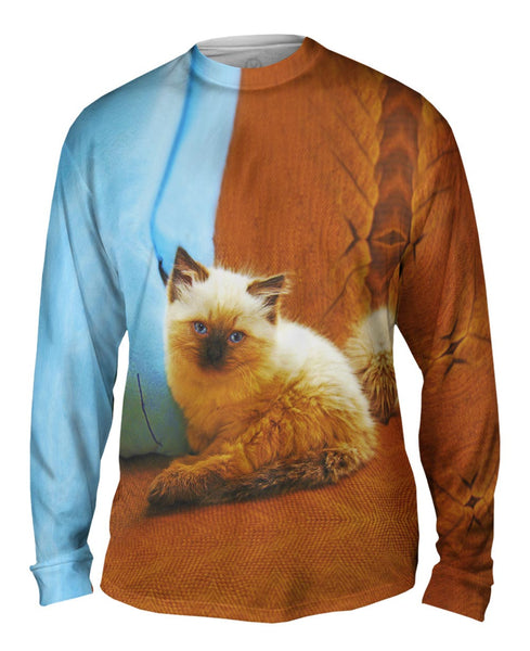 Siamese Kittens Favorite Pillow&nbsp;Mens Long Sleeve