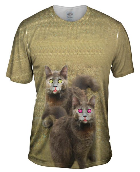 Skiddadles Brown Cats Mens T-Shirt