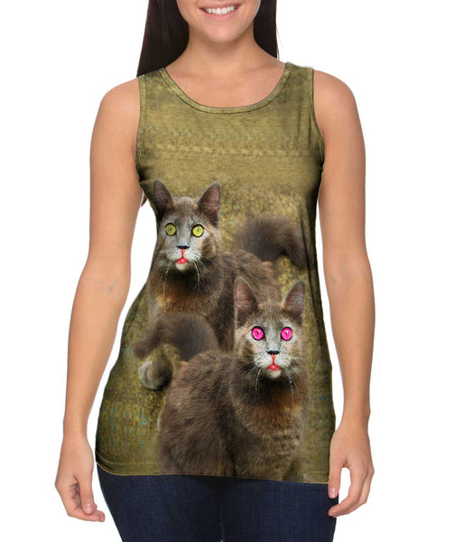 Skiddadles Brown Cats&nbsp;Womens Tank Top