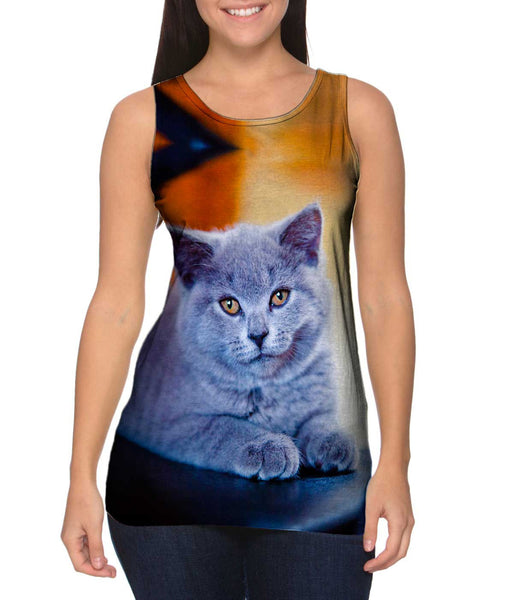 Purple Cat&nbsp;Womens Tank Top