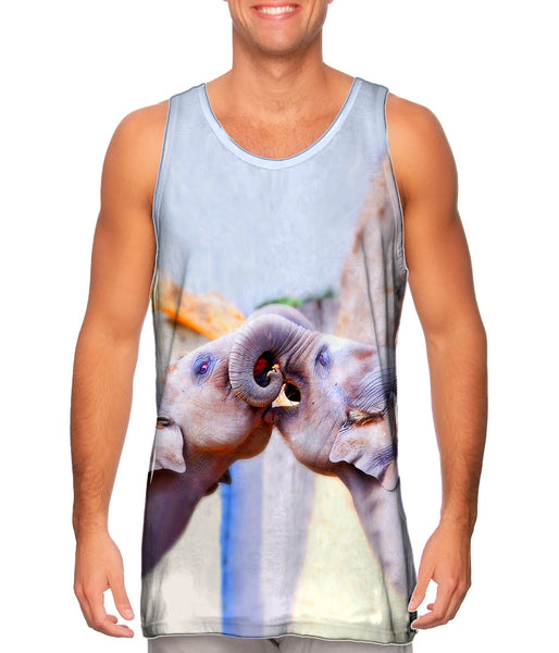 Elephant Kiss&nbsp;Mens Tank Top